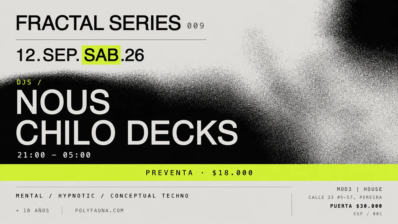 Cartel de NOUS | CHILO DECKS