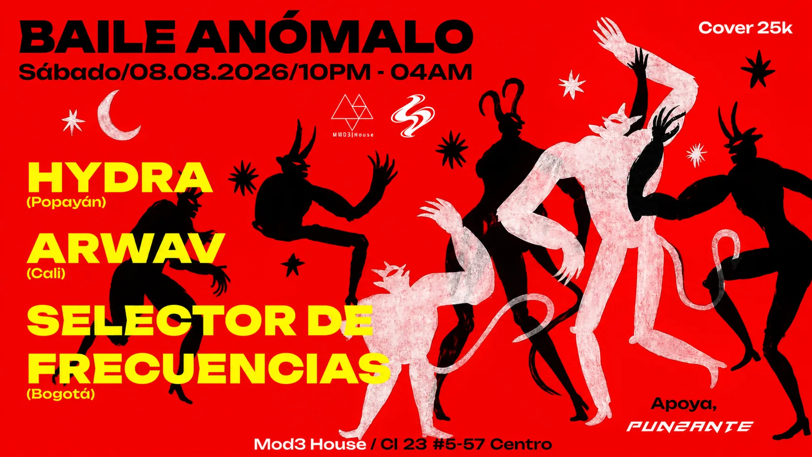 Cartel de BAILE ANÓMALO