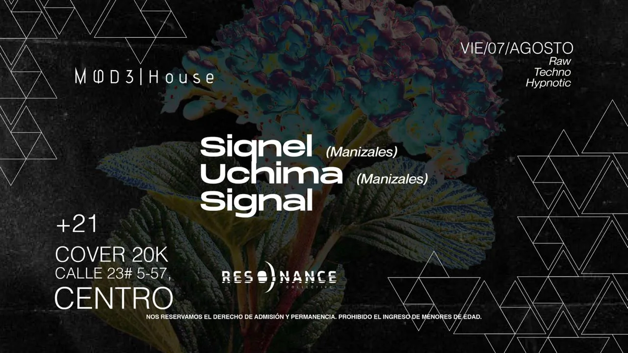 Cartel de SIQNEL / UCHIMA / SIGNAL