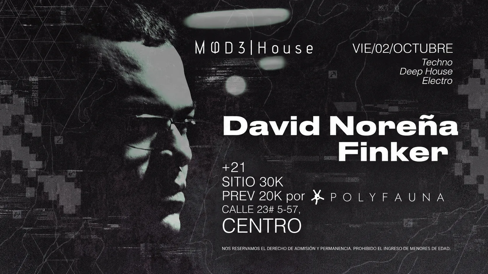 Cartel de DAVID NOREÑA / FINKER